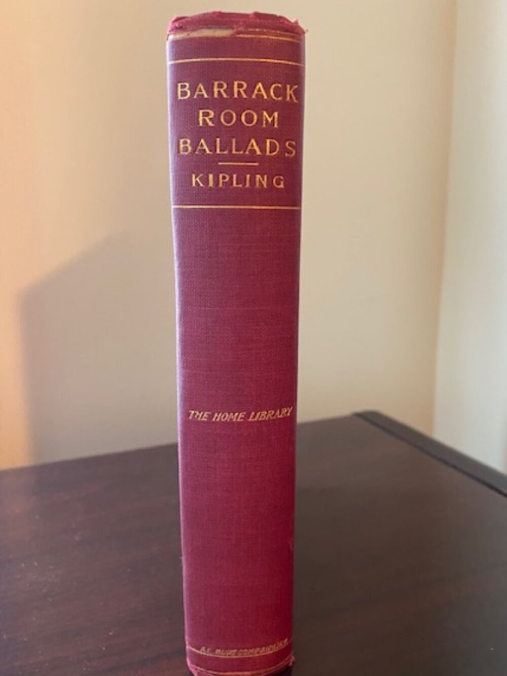 Rudyard Kipling BARRACK-ROOM BALLADS A.L. Burt 1900 Sketch by Ketcham Good Cond